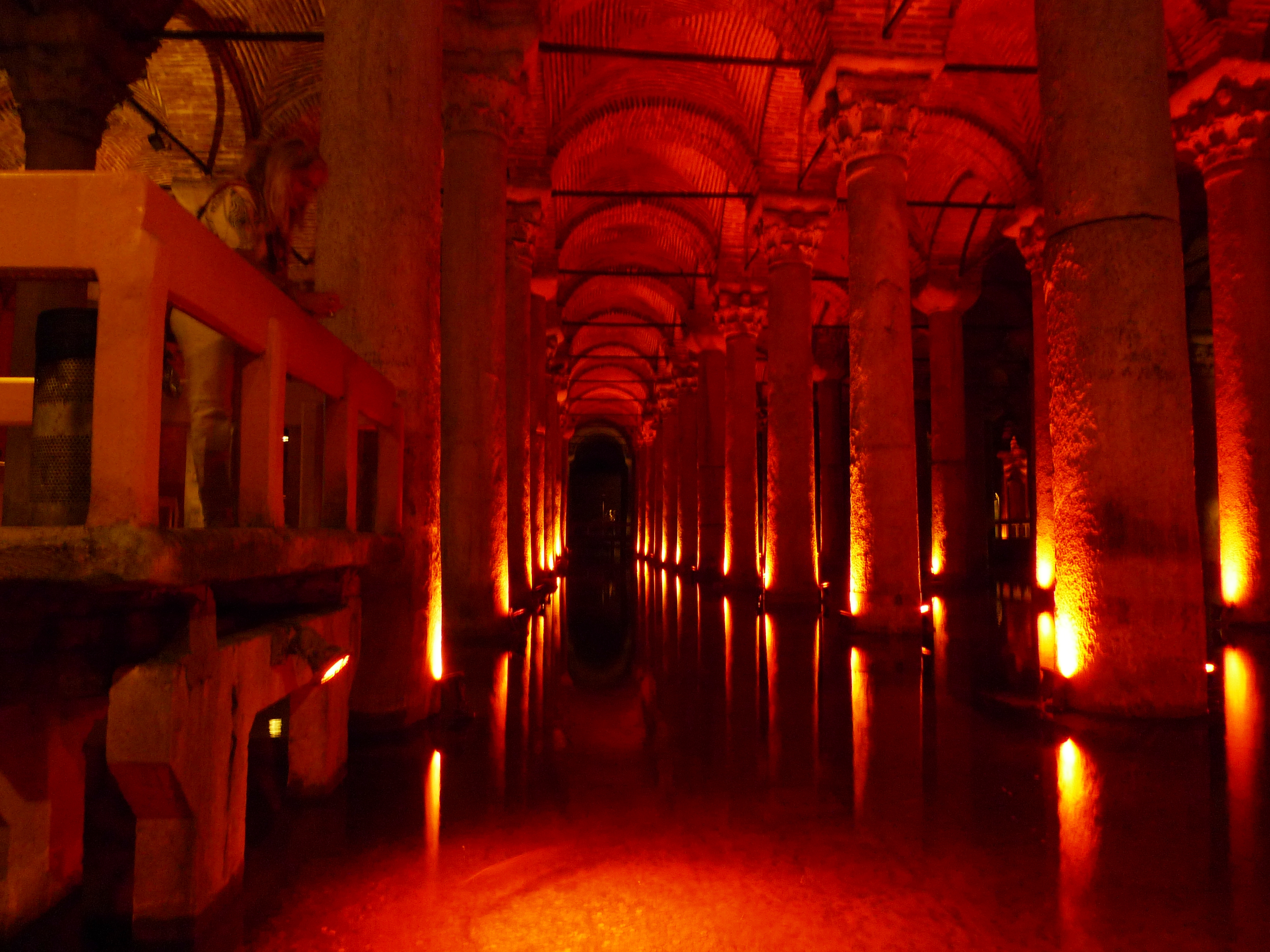 Inside the Basilica Cistern