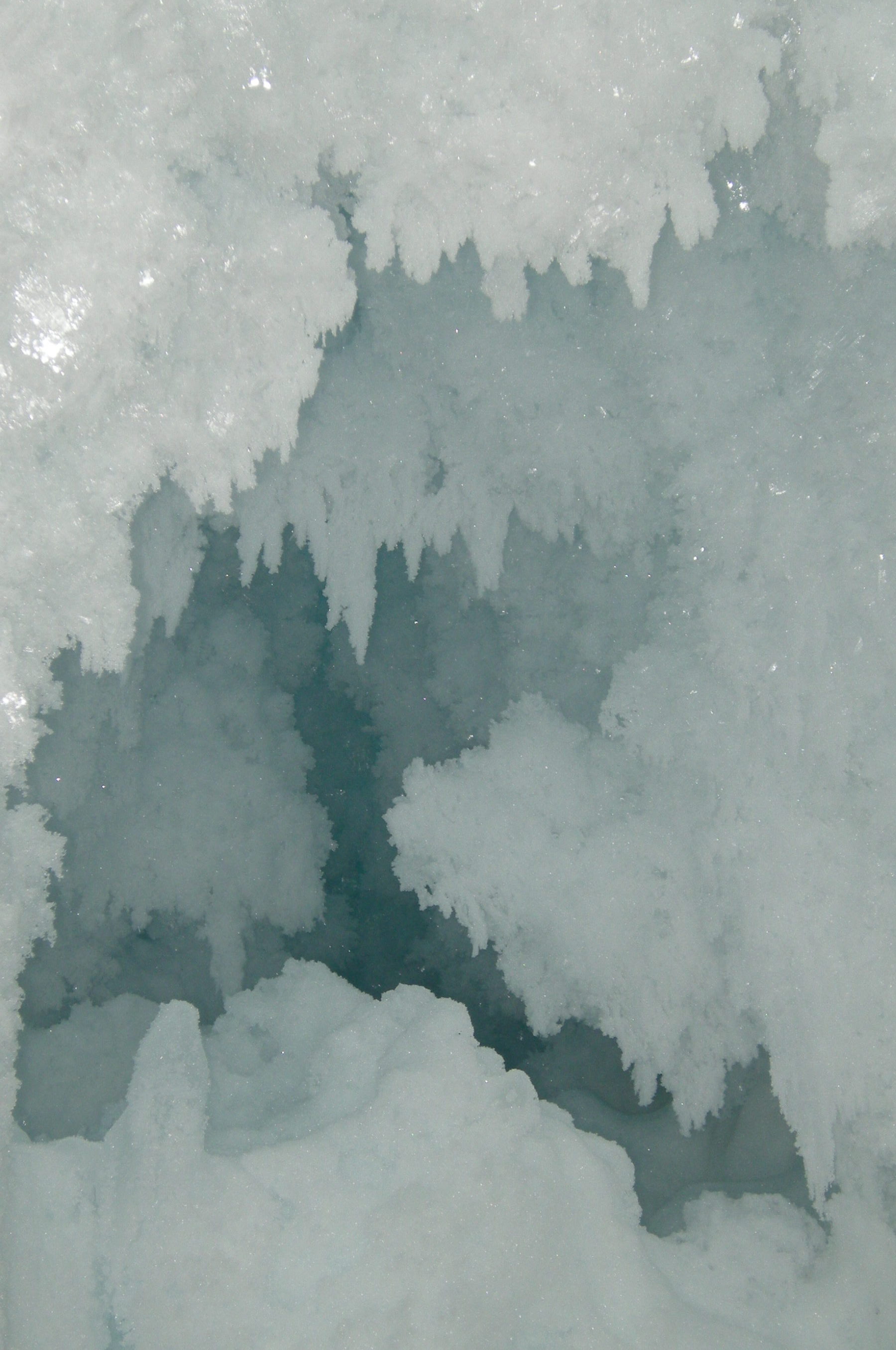A room full of diamonds inside the Erebus Glacier