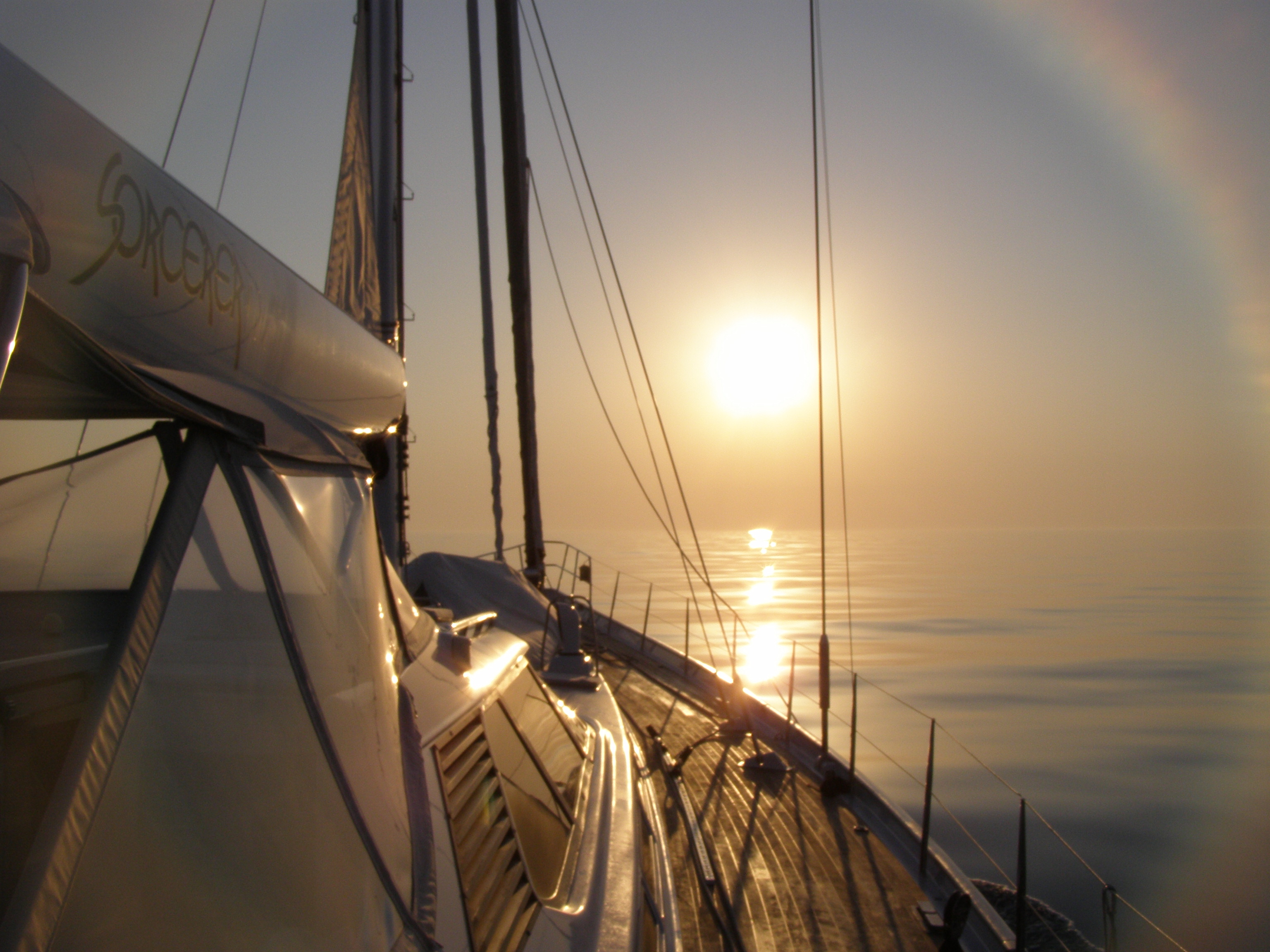 Sunrise in the Ligurian Sea