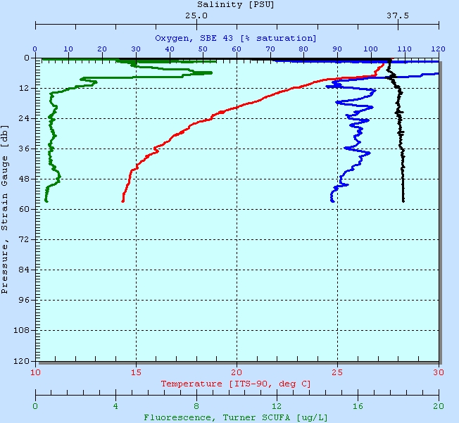 Water Profile from Naples Harbor